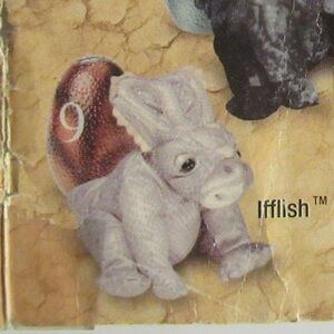 2002 HALLMARK DINOTOPIA 26 ALPHA SERIES PLUSH - #9 IFFLISH